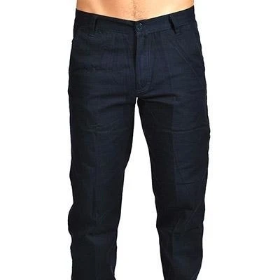 Men's Fashion Chino Pants with Side Pocket Navy