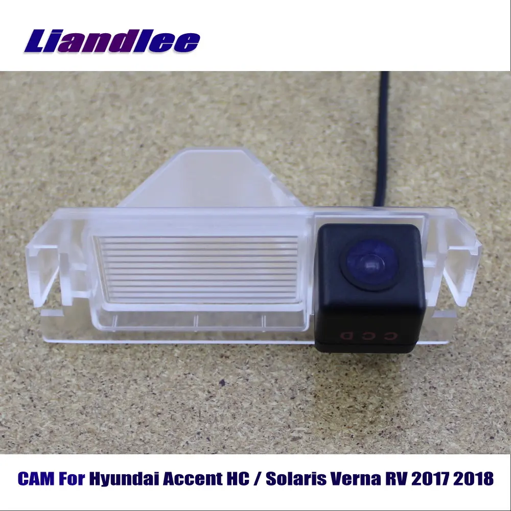 Liandlee CAM Car Reverse Camera For Hyundai Accent HC Solaris Verna RV 2017 2018 Backup Parking Camera HD CCD Night Vision Liandlee CAM Car Reverse Camera For Hyundai Accent HC Solaris Verna RV 2017 2018 Backup Parking Camera HD CCD Night Vision