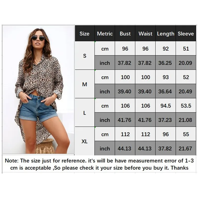 2019 Top Women Summer Blouses Women's Shirts Brands Lepoard Print Blusas Feminina Long Chiffon Elegant Casual LooseTops Femme