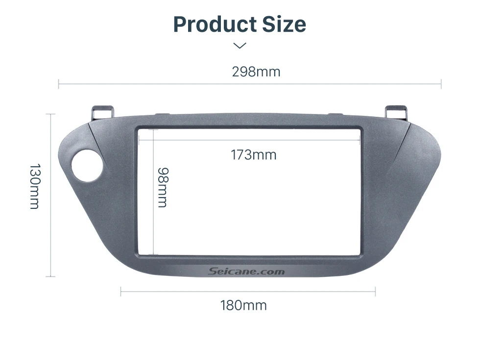 Seicane 2Din 173*98 мм Автомобильная Радио фасции рамка DVD крышка отделка комплект панель для Toyota Vista Ardeo 2005