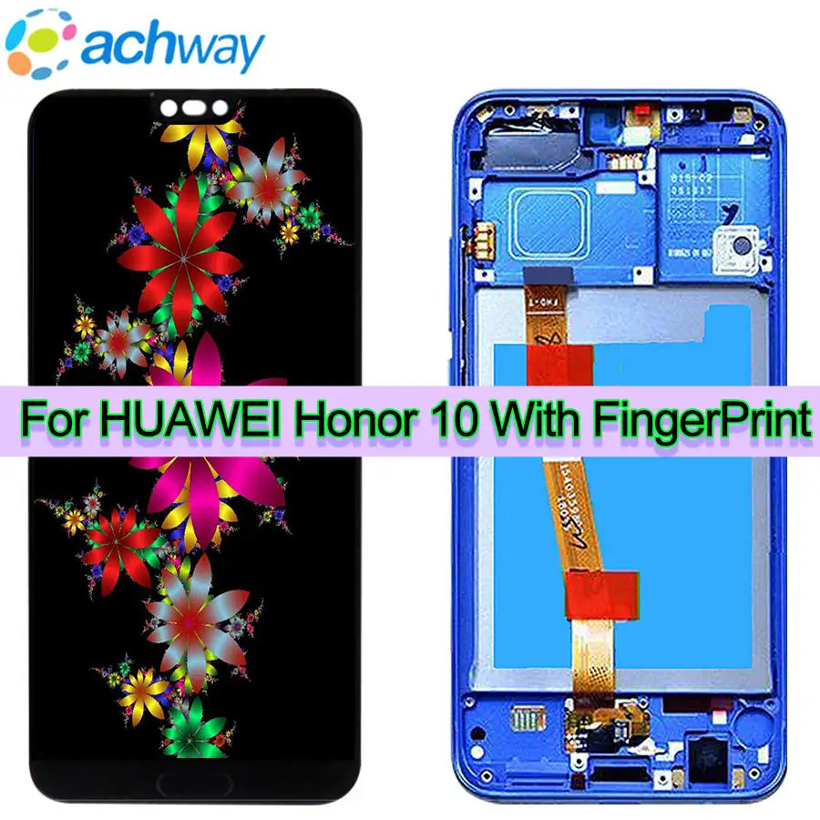 Black Original LCD Huawei Honor 10 LCD Display Touch Screen Digitizer Assembly Honor10 Replacement  (3)
