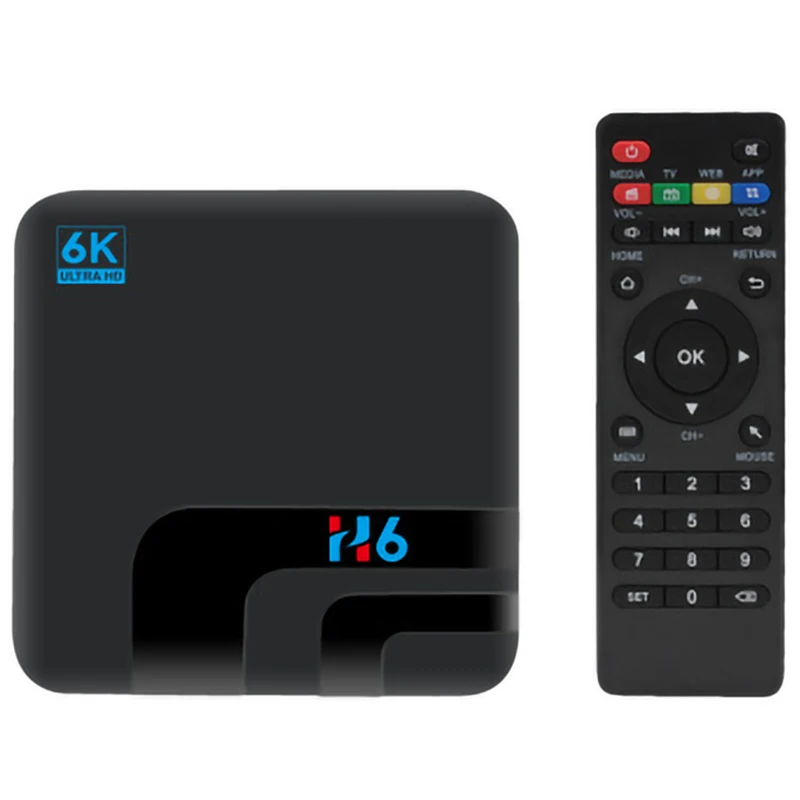 Android 8,1 Smart Tv Box 4G Ddr3 32G Emmc Rom телеприставка 6K 3D H.265 Wifi медиаплеер Air mouse Eu Plug