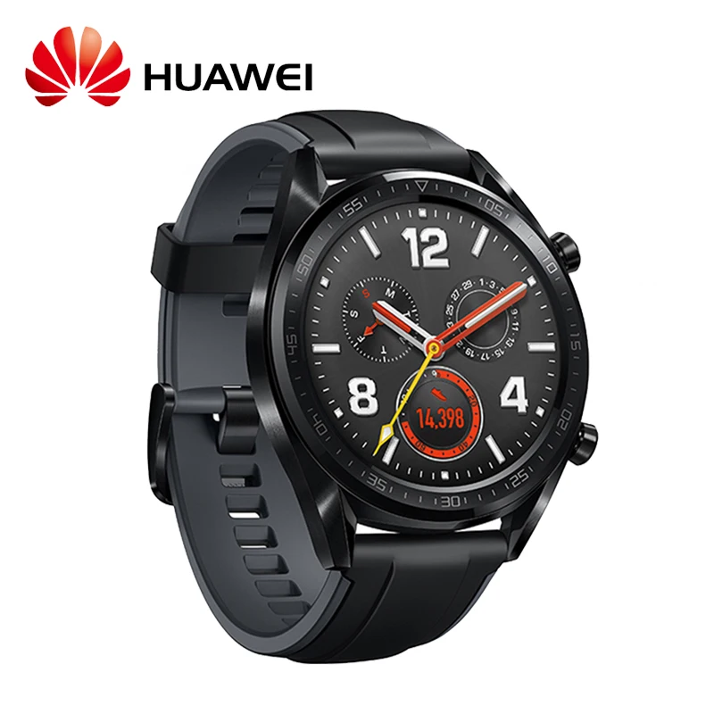 

HUAWEI WATCH GT Smart Watch 1.39inch AMOLED 454*454 HD Screen 14Days Battery Life GPS 5ATM Heart Rate Monitor Sports Smart Watch