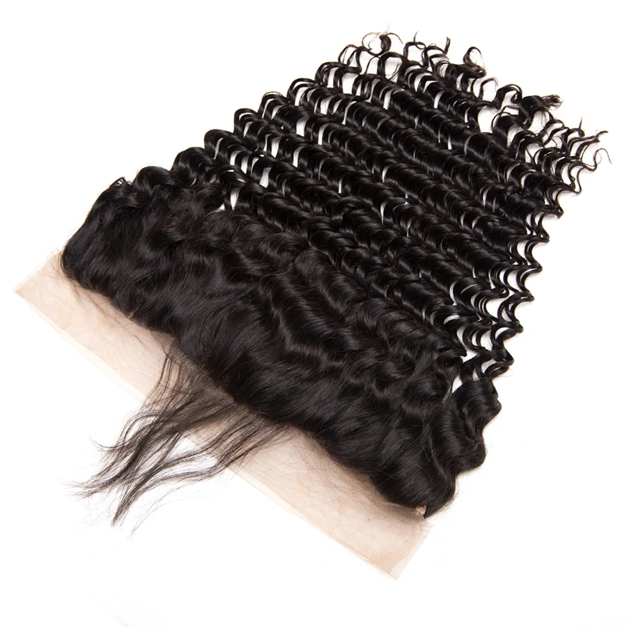 Brazilian Deep Wave Ear To Ear Pre Plucked Lace Frontal Closure Remy Hair 100% Human Hair Frontal With Baby Hair Wonder girl Brazilian Deep Wave Ear To Ear Pre Plucked Lace Frontal Closure Remy Hair 100% Human Hair Frontal With Baby Hair Wonder girl