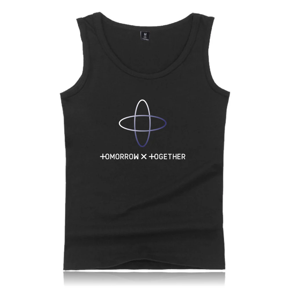 LUCKYFRIDAYF TXT майка K-pop Tomorrow X Together майка без рукавов Мужская модная повседневная Корейская Бодибилдинг майка Топы