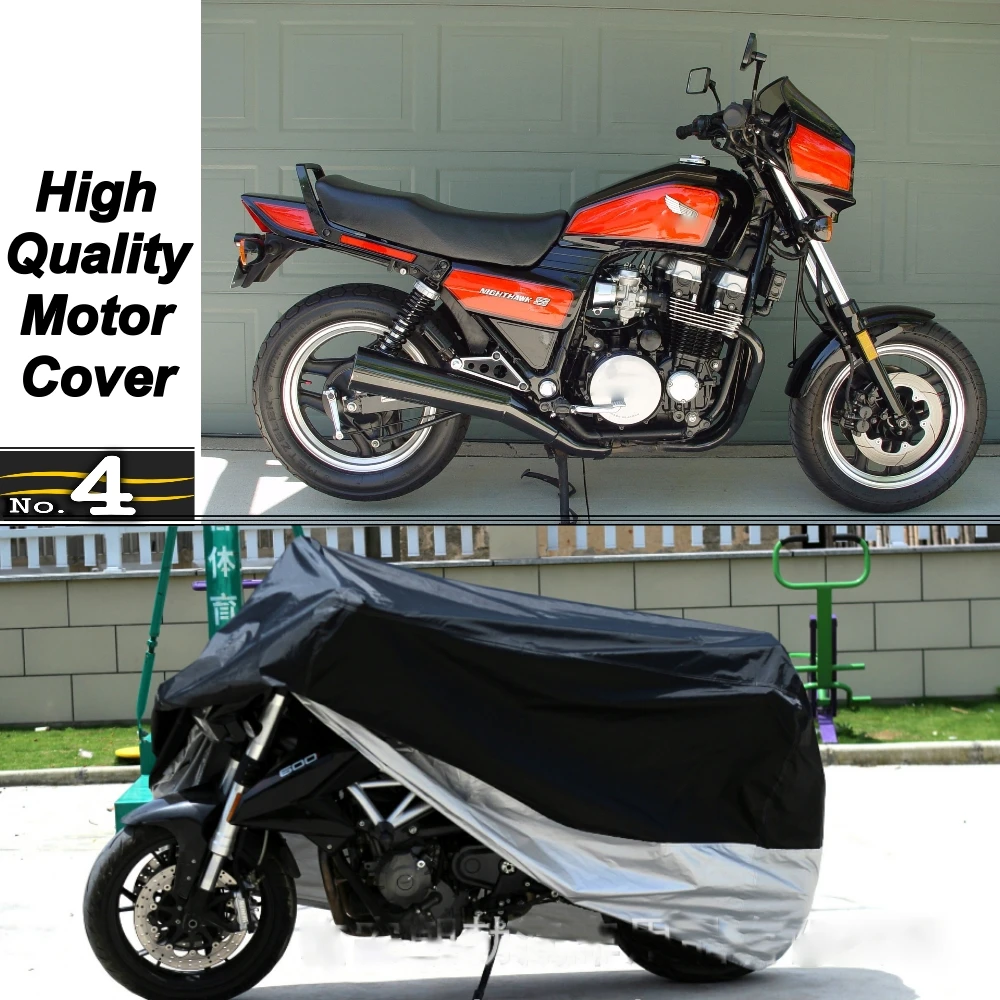 

Чехол для мотоцикла Honda CB700SC, водонепроницаемый, UV / Sun/Dust/чехол для защиты от дождя, изготовлен из полиэфирной тафты