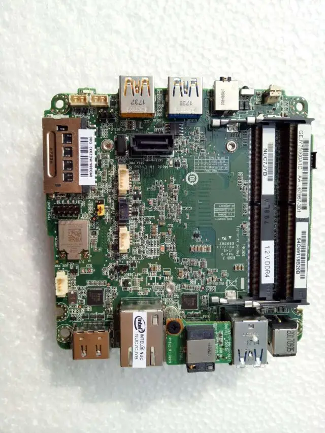 

NUC 7JYB integrated J4005U 32GB/ EMCC minicomp motherboard