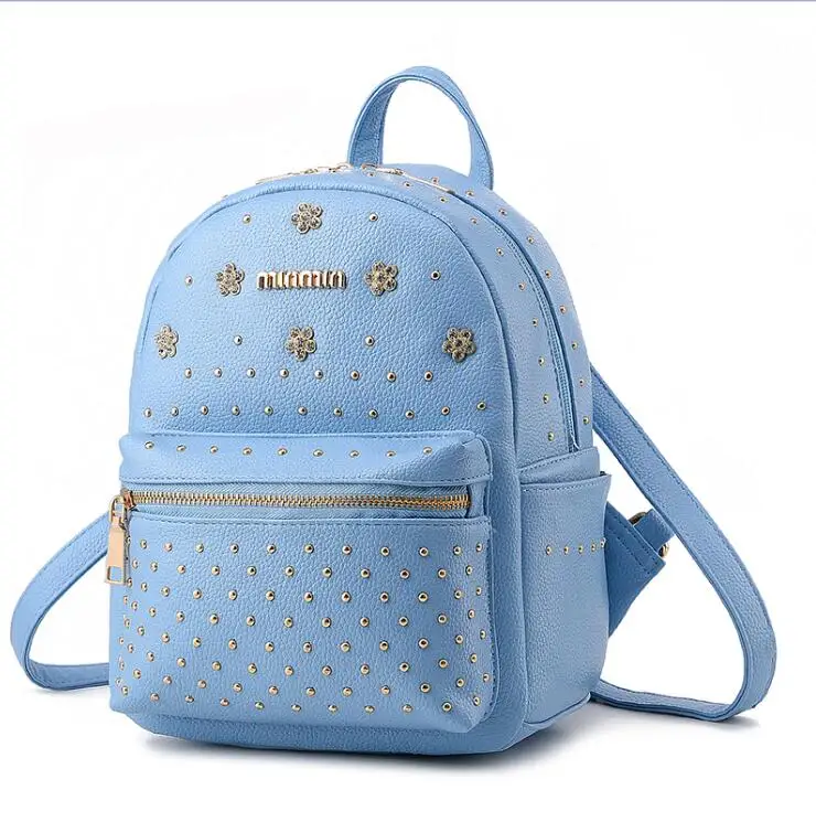 

Casual Design Luxury New PU Leather Backpacks Women Fashion Travel Backpacks Female Good Quality girl school Backpacks