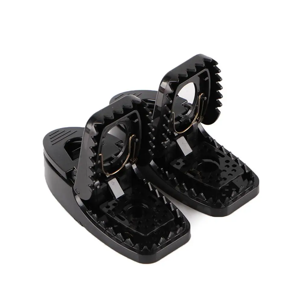 

Adeeing 2PCS Practical Black Plastic Mice Trap Creative Rat Killer