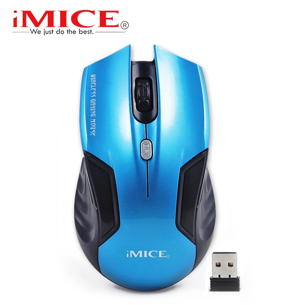 

iMice USB Wireless gaming Mouse 6 Buttons 2000dpi Mice Gamer Slient Optical Mouse Receiver Mouse For Laptop Desktop PC Computer