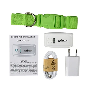 Green No Box TKSTAR Pet gps трекер локатор TK909 IOS/Android отслеживание в реальном времени гео-забор история пути записывающее устройство без розничной коробки - Цвет: Green No Box