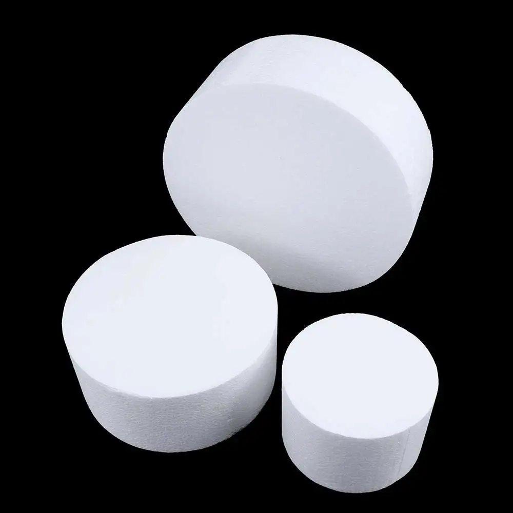 Foam 5-Tier Round Cake Dummy Set for Cake Decorating