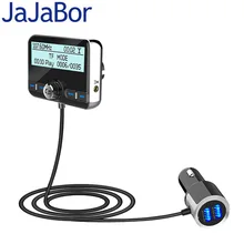 JaJaBor автомобильный DAB цифровой радио fm-передатчик Bluetooth автомобильный комплект Handsfree автомобильный mp3-плеер цифровой аудио вещание двойной USB QC3.0