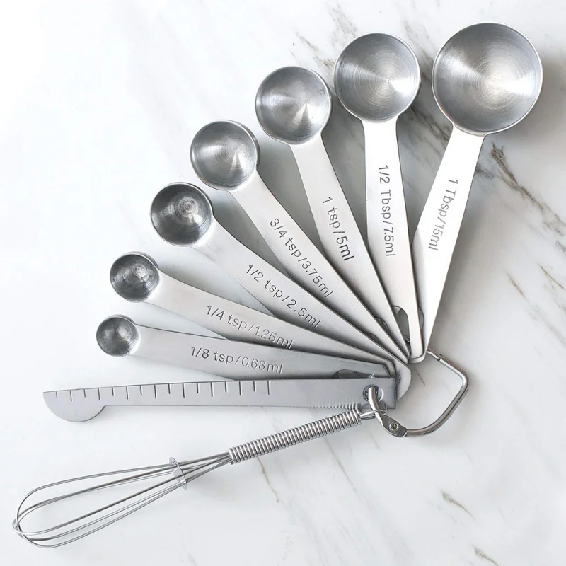 Measuring Spoons Adjustable Cooking Baking Kitchen Teaspoon Gadget Set