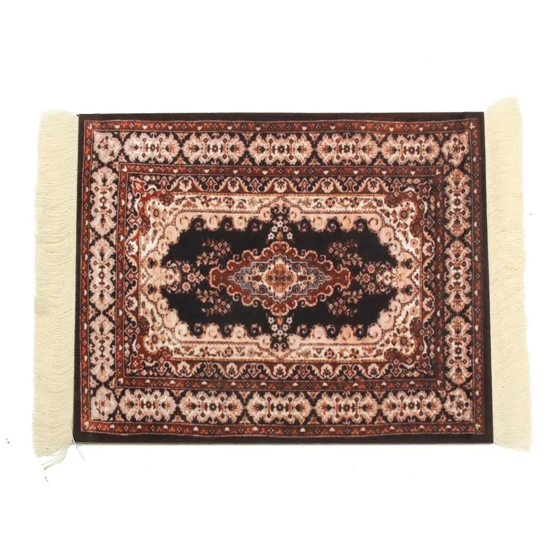 Image 280 x 180mm  Persian Style Woven Rug Mouse Pad Rubber Mat Carpet Mouse Mat Mousepad Decor Gift for Computer Tablet Laptop Gamer