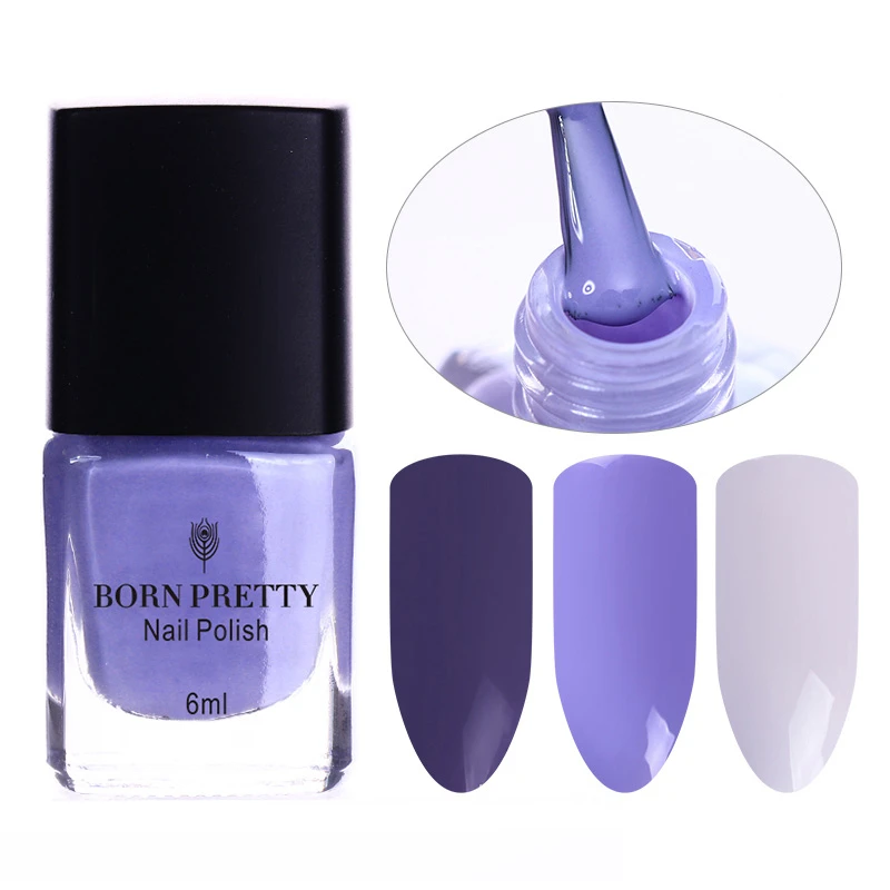 6 мл BORN PRETTY 3 цвета термальный лак для ногтей меняющий цвет температуры лак маникюрный лак для ногтей Vernis