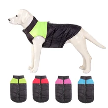 

Free Shiping Winter Warm Dog Clothes Cotton Big Dog Coat Clothing Waterproof Pet Vest Jacket For Small Large Dogs S-5XL Size