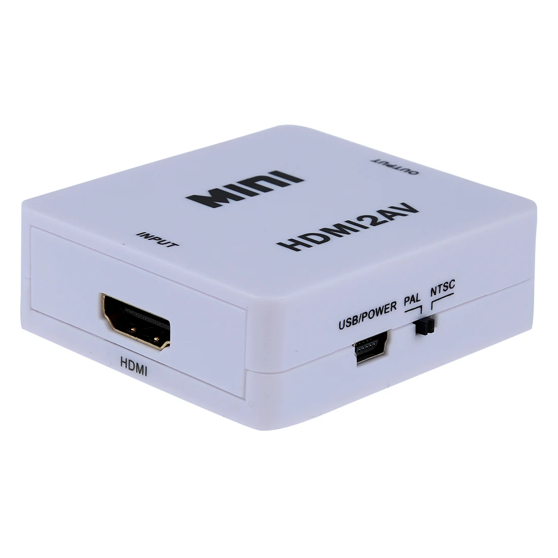 Топ Мини Композитный HDMI к RCA Аудио Видео AV CVBS адаптер конвертер для HDTV|Кабели HDMI| |