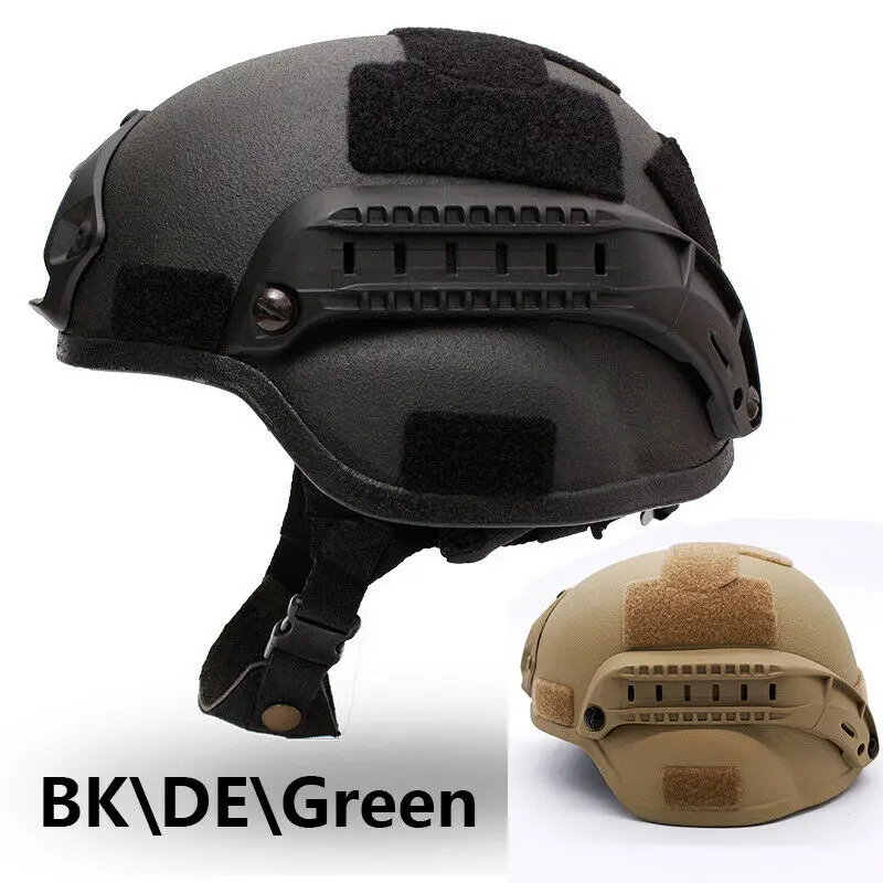 

Aramid NIJ IIIA 9mm/.44 Maritime Ballistic bullet Proof MICH2000 Helmet Headwear