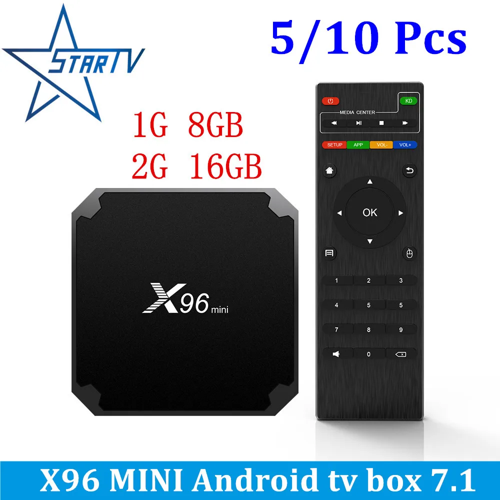 

5/10 Pcs X96 mini Android 7.1 Smart TV BOX X96 2GB/16GB 1GB/8GB Amlogic S905W Quad Core support 4K 30tps 2.4GHz WiFi Set top box