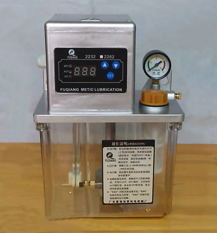

Auto Lubrication Pump CNC Digital Electronic Timer LCD Automatic Oiler 2L 220V