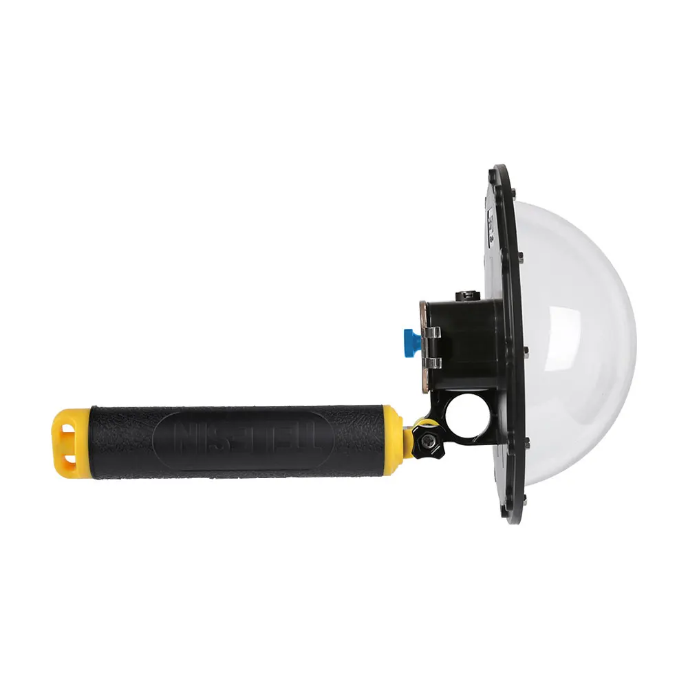 

TELESIN 6" Dome Port Waterproof Case and Float Bobber Handle for GoPro Hero 4,5 Session Lens Dome Cover Housing Accessories