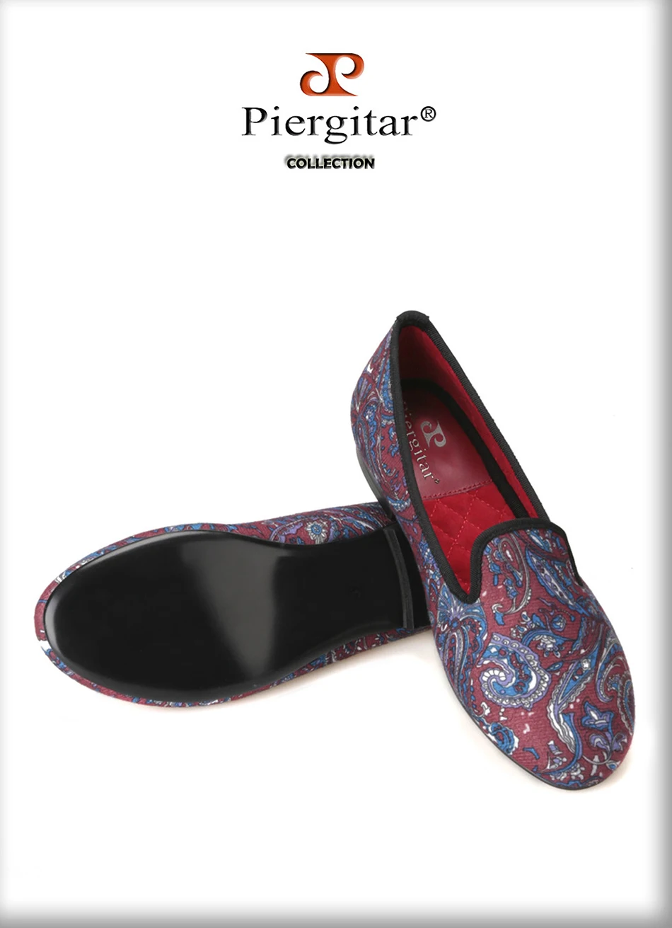 Piergitar/тканевые женские лоферы с традиционным дизайном ручной работы; женские повседневные и вечерние туфли; Модные женские слипоны на плоской подошве