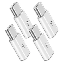 4 шт./лот, Универсальный USB 3,1 type-C разъем для Micro USB Женский конвертер USB-C адаптер для передачи данных type C устройство USB-C мини-белый