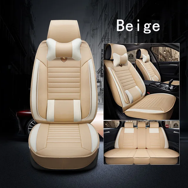 Leather auto universal car seat cover seats covers for toyota avensis