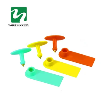 

100 Sets Livestock Ear Tags No Word Ear Signage Animal Identification Card Sheep Goat Pig Cattle Ear Tags Farm Equipment #xm0805