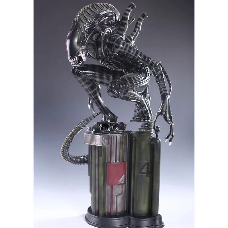 Горячая Распродажа 1:4 масштаб Alien vs Predator 60 см Войлок приседает как AVP инопланетный воин ручной модели предметы мебели