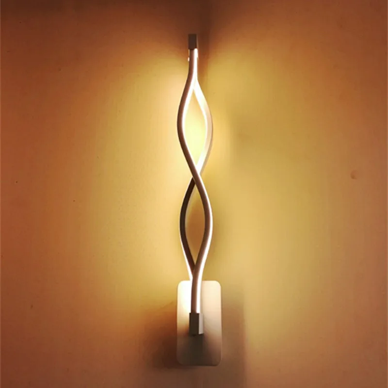 LED Wave wall lamp modern style lights (2)