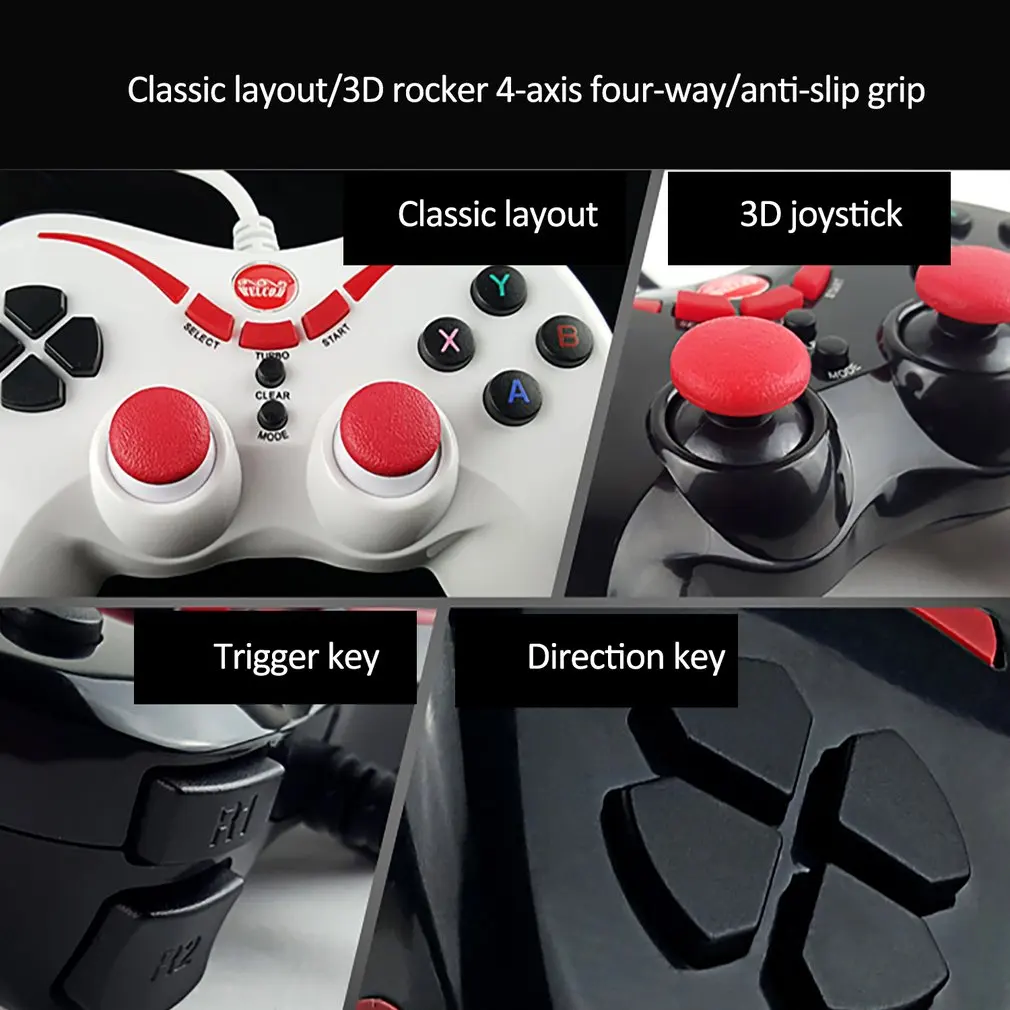 

wire Game Handle Computer for Android Mobile Tablet Panel TV Box for PS3/PC Mobile Games