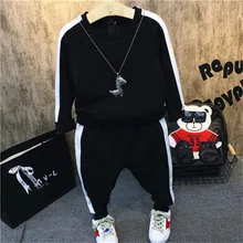 Boys Clothes 2019 Spring New Kids Clothing Suit Cotton Long Sleeve Toddler Girl Clothes 2Pcs/Set Girls Outfits baby girls clothing set cartoon rabbit child long sleeve hoodies spring cotton suit toddler summer sets kids outfits clothes