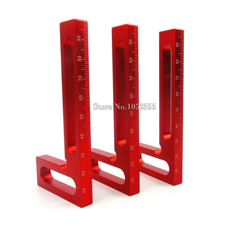 Hot 100mm x 50mm x 8mm Precision Woodworking L-Squ...