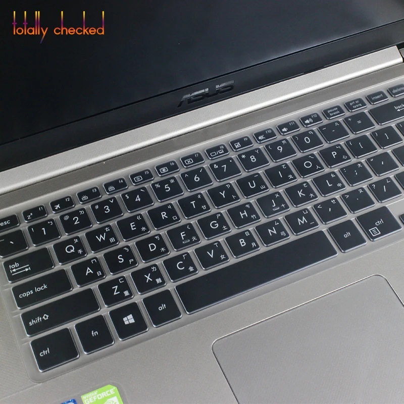 Защитная крышка для клавиатуры из ТПУ ASUS VivoBook S S510UA DB71 S510UQ EB76 15 X 510UQ | X505BA 6 дюймовый