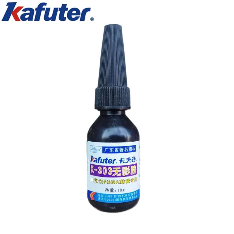 

kafuter 10g UV glue uv curing adhesive K-303 Acrylic Transparent plastic Acrylic adhesive