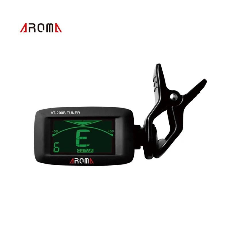 Aroma AT 200D Portable Guitar Tuner Color Screen Digital Tuner Clip On