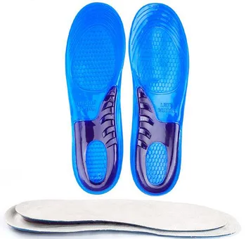 

Cuttable length Shock Absorption Sport insoles Breathable Military Training insole Unisex Soft Silicone Tailorable Shoes pad