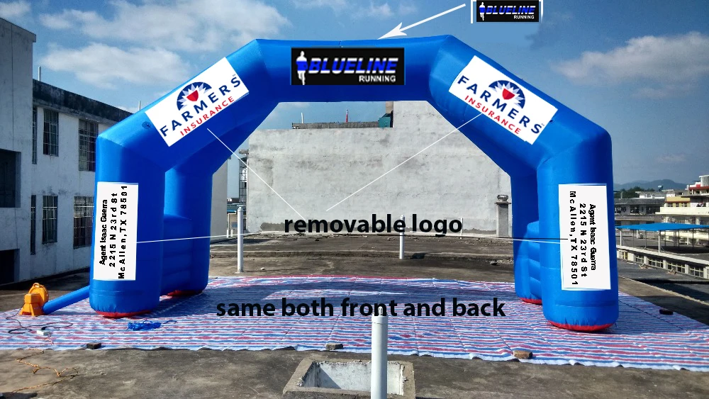 

free standing Bold pink inflatable customs advertising arch come with free air blower four legs