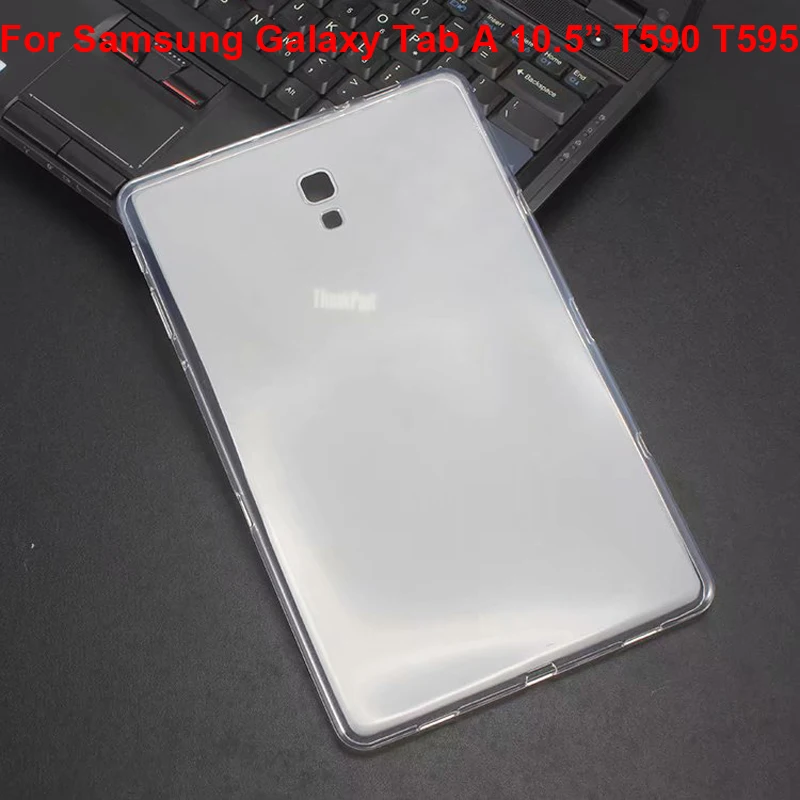 Чехол накладка для Samsung Galaxy Tab A мягкий чехол из ТПУ с силиканизированным рукавом