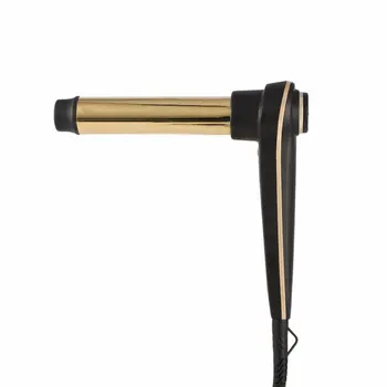 

Eu Plug Hair Curling Iron With Even Heat 24K Gold Plated Long-Lasting Curls&Digital Accuracy Temperature Display Hair Curler W