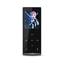 Metal Touch Button Bluetooth MP4 Player Built-in Speaker 8GB Hi-Fi Sound Portable Audio Player with Pedometer, FM Radio, Record