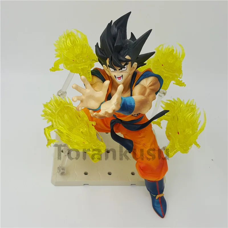 Dragon Ball Z Son Goku Dragon Fist аниме Dragon Ball Z фигурку Супер Saiyan DBZ DIY игрушка модель Гоку дракон кулак диорама