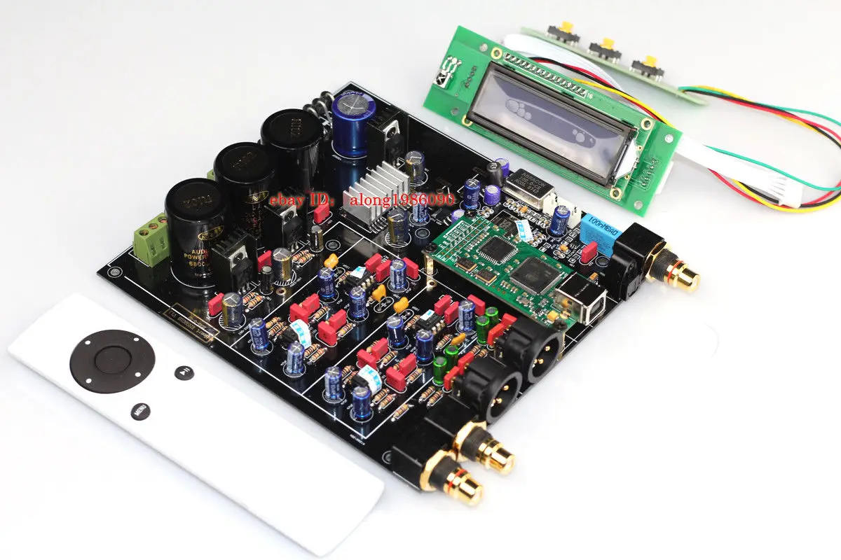 ZEROZONE Assembeld Hi end ES9038PRO ЦАП с пультом дистанционного управления USB карта|Усилители