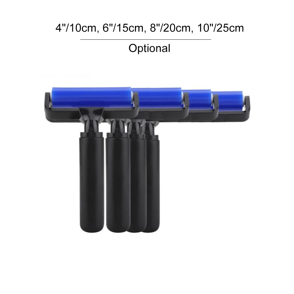 

4 Inch Dust Removal Sticky Silicone Roller Particles Dust Wiper Hair Remover Cleaning Brush Tools for PCB, SMT, LCD Process