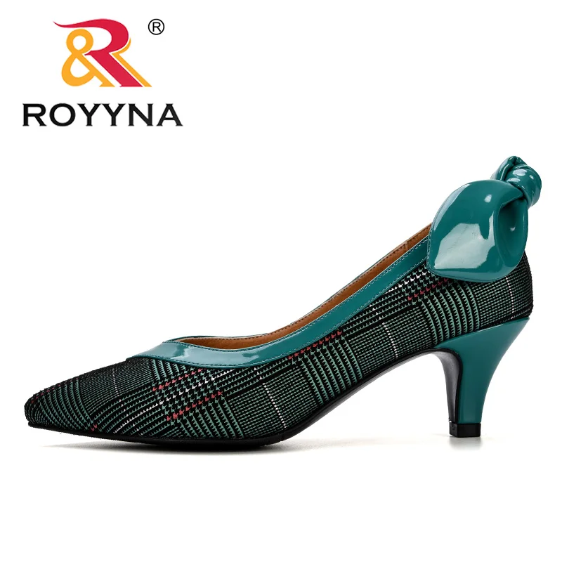 Туфли лодочки ROYYNA женские на высоком каблуке офисные туфли заостренный носок