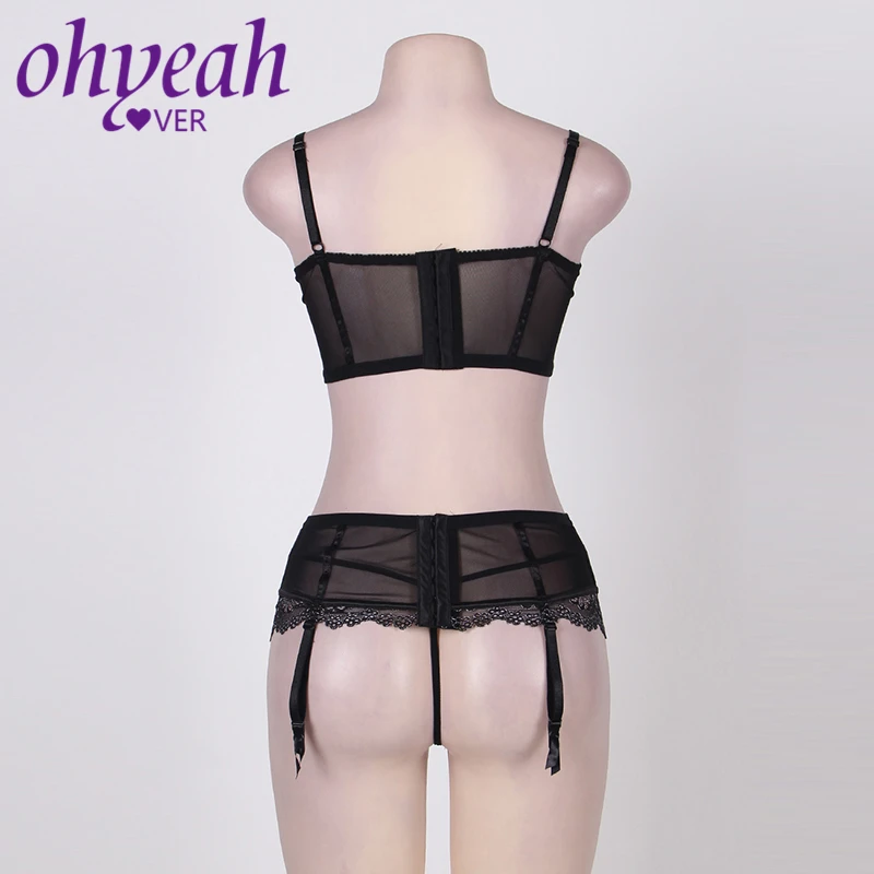 Ohyeahlover белье сексуальное 2020 размера плюс Для женщин комплект нижнего белья RM80093