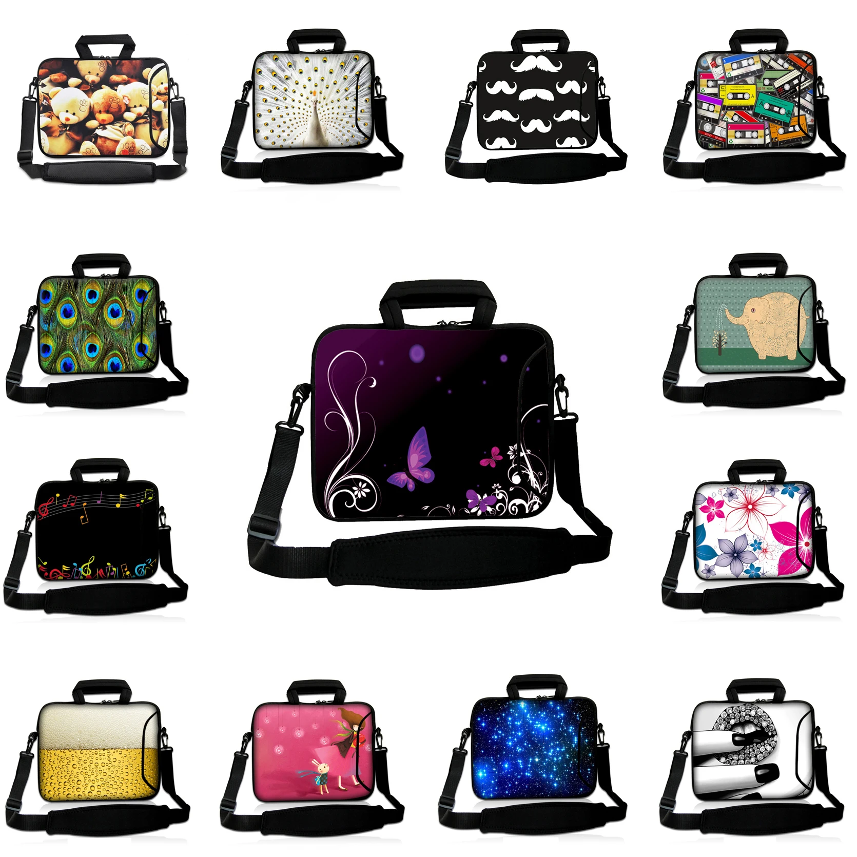 Portable font b Laptop b font Bag 13 3 13 Unisex Shoulder Notebook Computer Fashion font