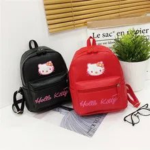 5%-10% кожаный мини-рюкзак hello kitty, милые сумки на плечо для девушек, повседневные женские рюкзаки из искусственной кожи, школьные сумки для девочек
